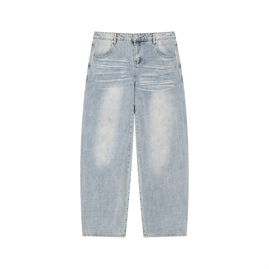 Enzyme Wash Wide-Leg Jeans by GOODS, view 1