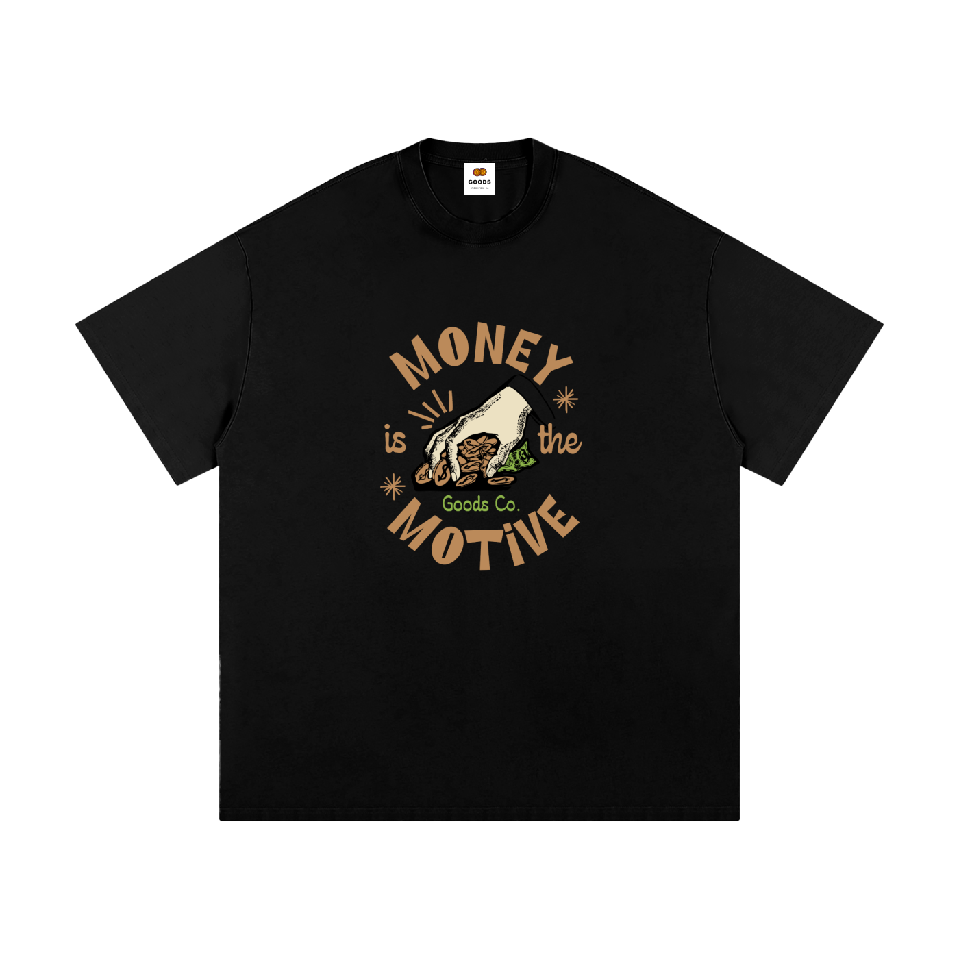 Money Is The Motive Tee by GOODS, view 1