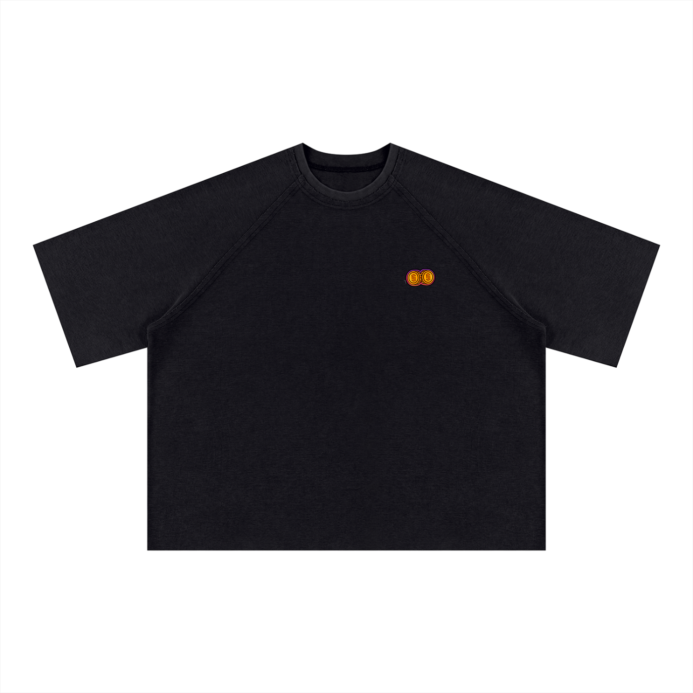 Goods Coin Waffle Set in Black, tee view 1