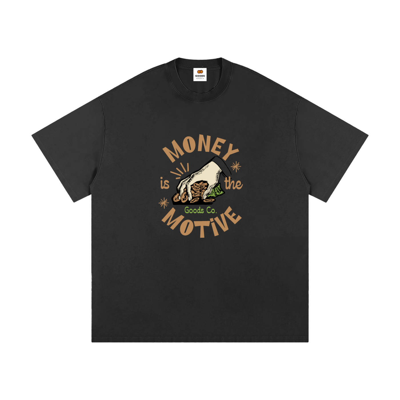 Money Is The Motive Tee by GOODS, view 5