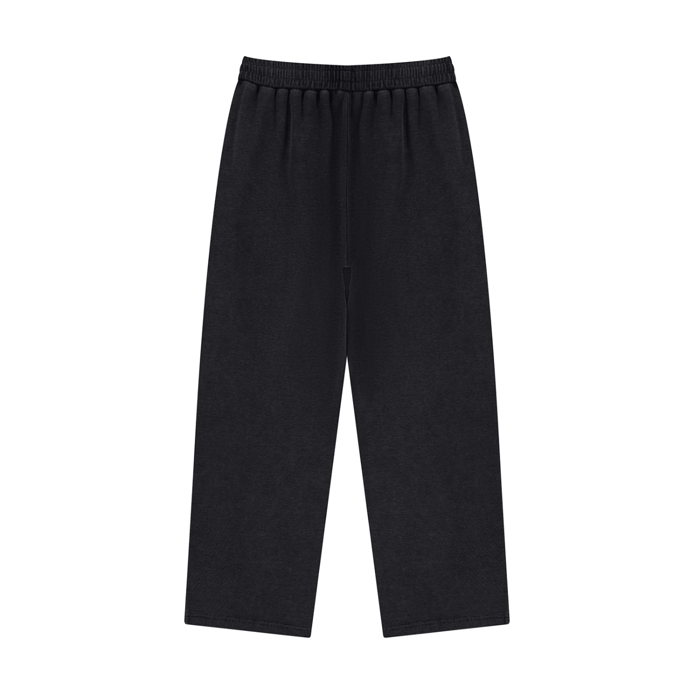 Goods Coin Waffle Set in Black, sweatpants view 2