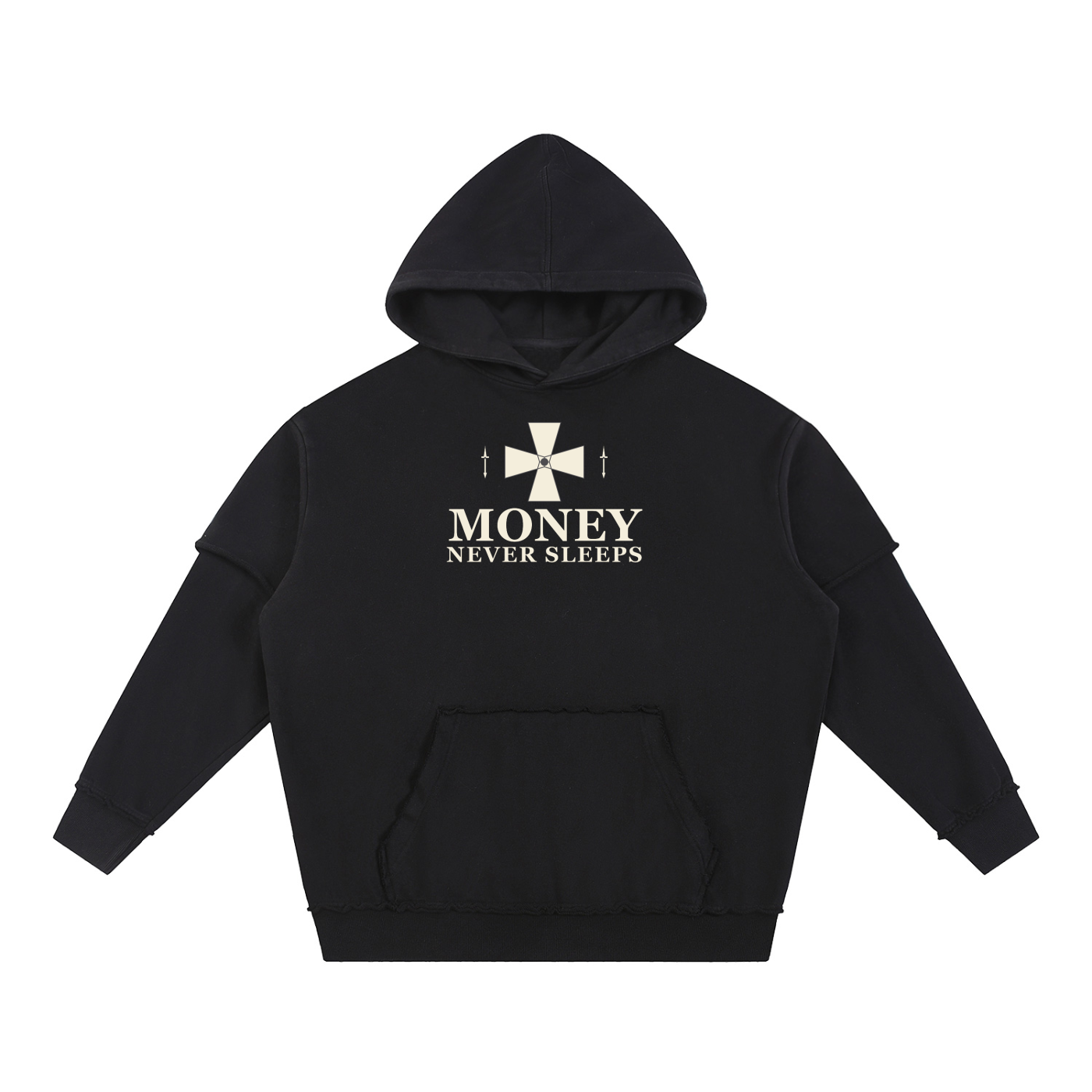 Snow Money Double-Layer Hoodie by GOODS, view 1