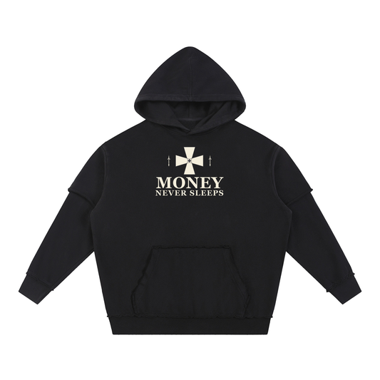 Snow Money Double-Layer Hoodie by GOODS, view 1