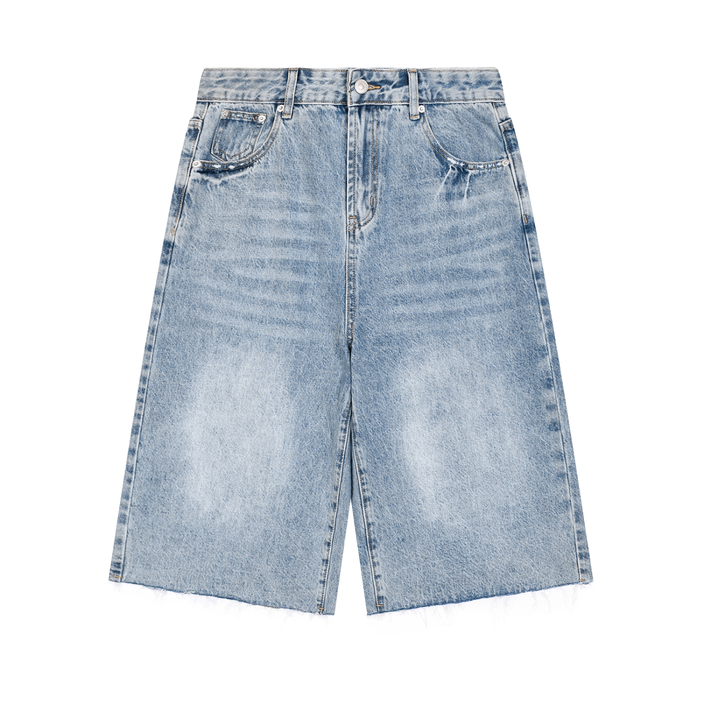 Big Bag Denim Shorts by GOODS, view 3