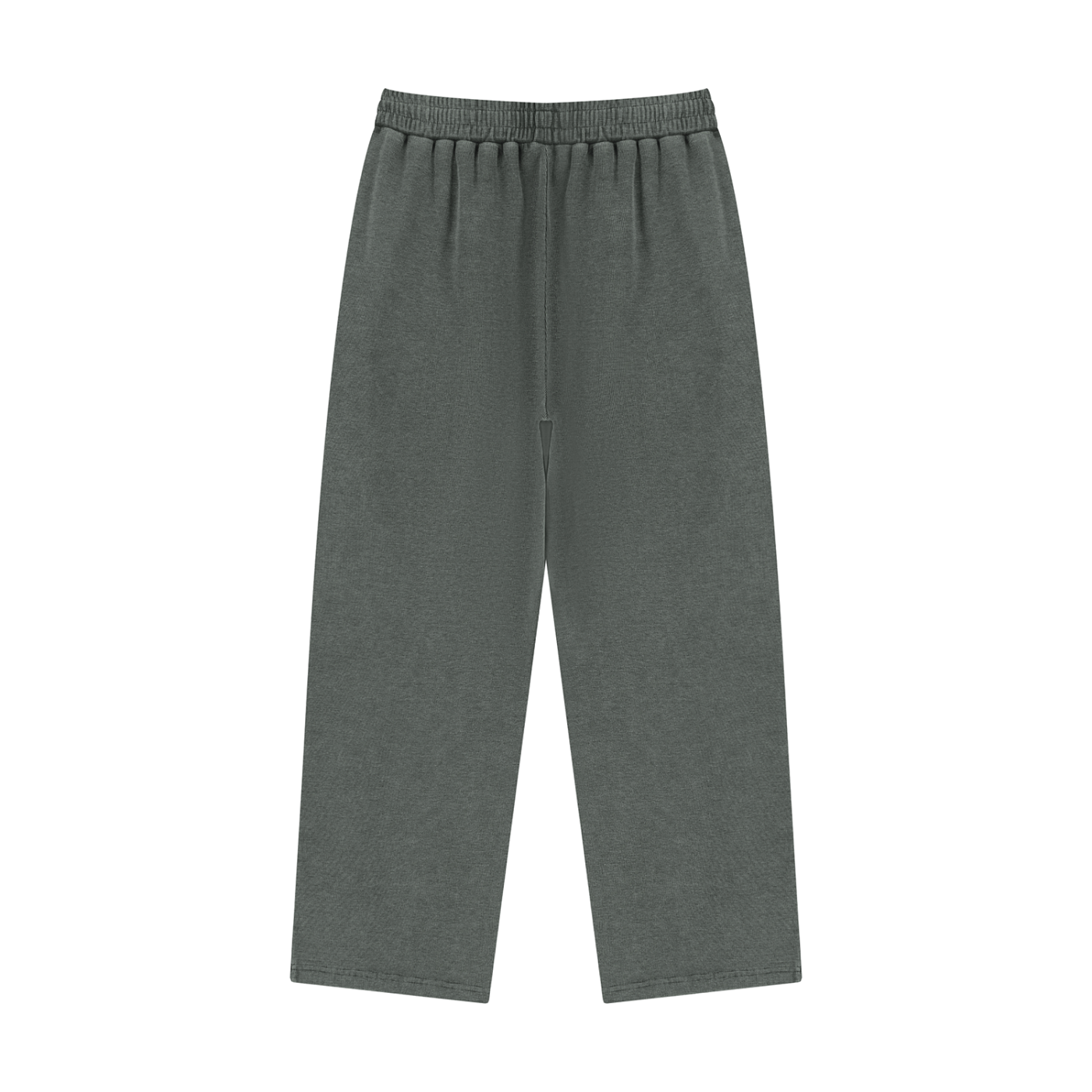 Goods Coin Waffle Set in Gray, sweatpants view 2