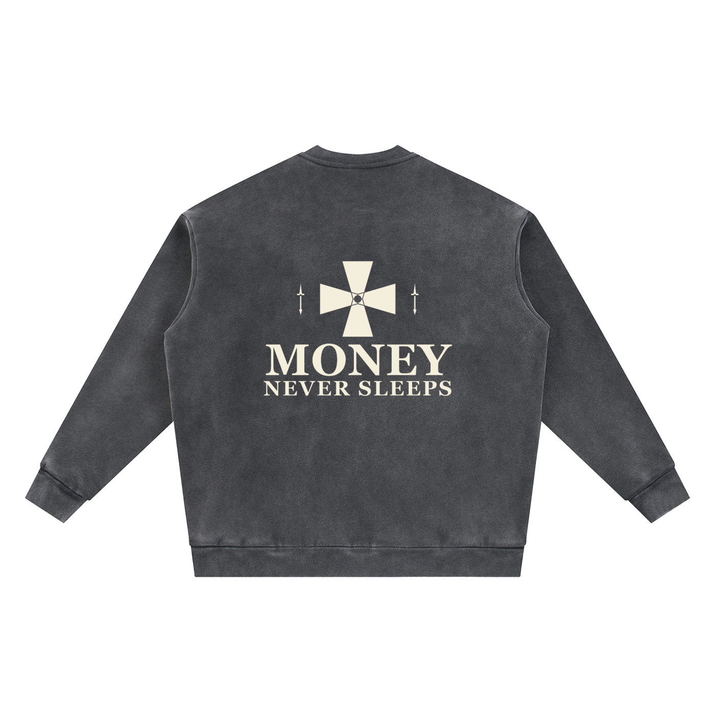 Money Never Sleeps Varsity Jacket by GOODS, view 2