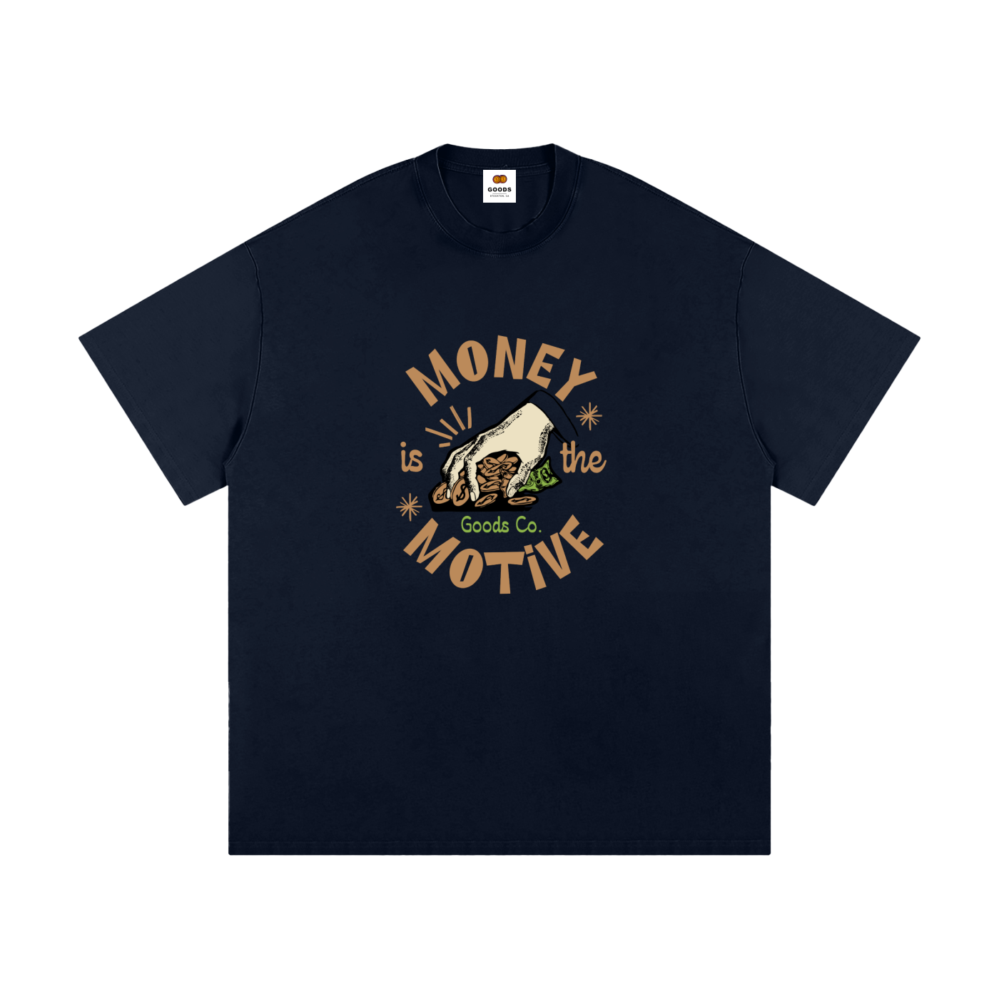 Money Is The Motive Tee by GOODS, view 3