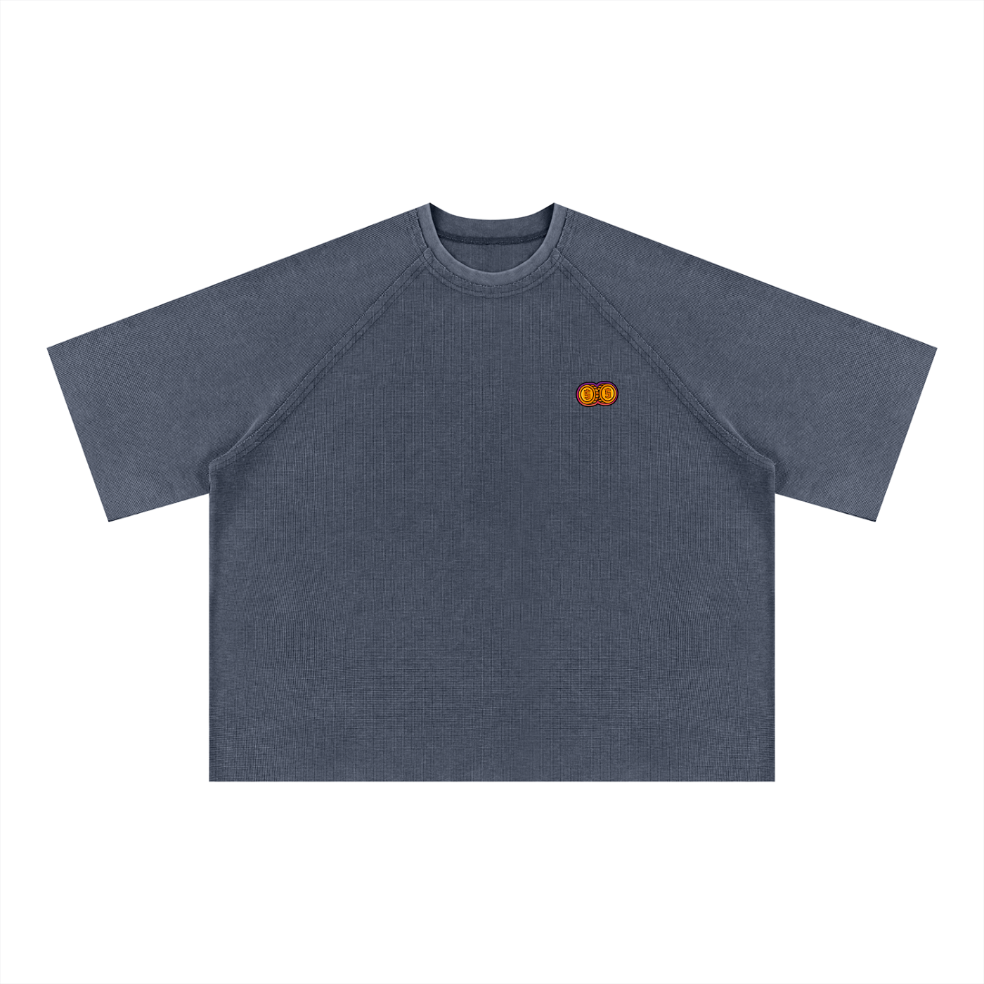 Goods Coin Waffle Set in Gray Blue, tee view 1